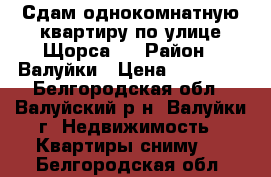 Сдам однокомнатную квартиру по улице Щорса 5 › Район ­ Валуйки › Цена ­ 10 000 - Белгородская обл., Валуйский р-н, Валуйки г. Недвижимость » Квартиры сниму   . Белгородская обл.